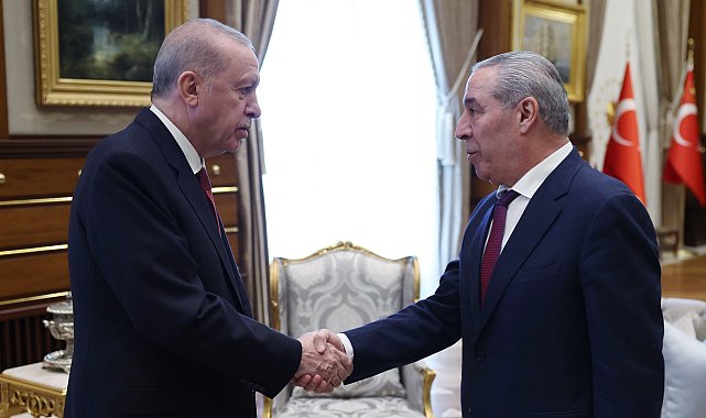 Cumhurbaşkanı Erdoğan, Filistin Devlet Başkan Yardımcısı Hüseyin eş-Şeyh'i kabul etti