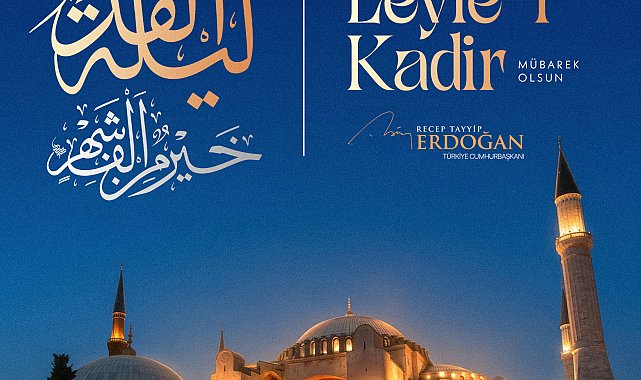 Cumhurbaşkanı Erdoğan'dan Kadir Gecesi mesajı