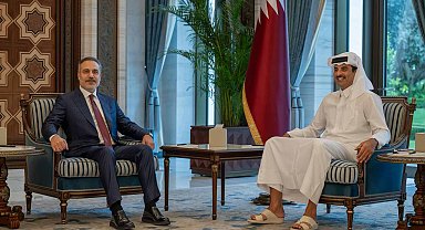 Dışişleri Bakanı Fidan, Katar Emiri Al Sani tarafından kabul edildi