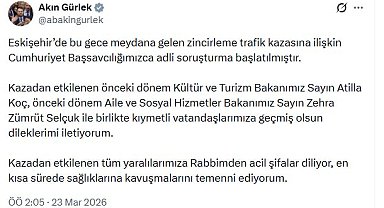 Eskişehir'de meydana gelen zincirleme trafik kazasına ilişkin soruşturma