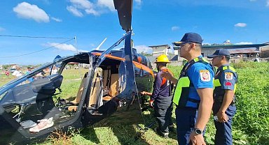 Filipinler'de helikopter kazası: 2 ölü, 3 yaralı