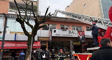 Fırın bacası tutuştu; 3 kişi dumandan etkilendi