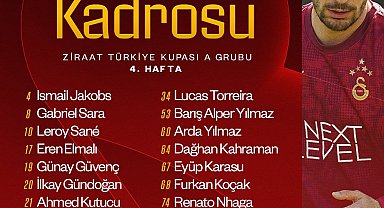 Galatasaray'da Corendon Alanyaspor maçının kamp kadrosu açıklandı