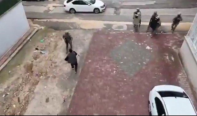 Gaziantep'te firari hükümlü polisi tabanca ile tehdit etti