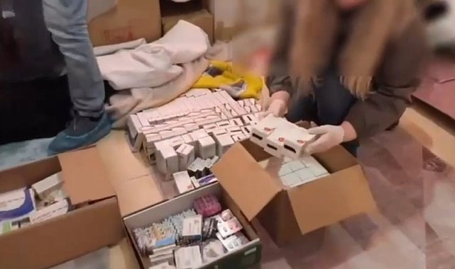 Gaziantep'te kaçak ilaç operasyonu; 1 gözaltı