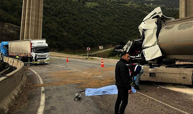 Gaziantep'te tankerler kafa kafaya çarpıştı:1 ölü, 1 yaralı