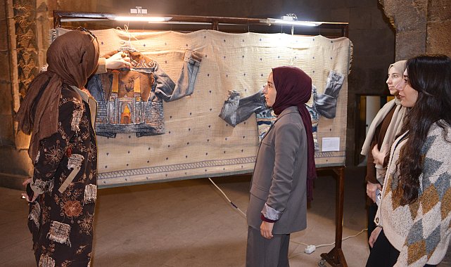 Gelenekten geleceğe; ehram ve kot ceket Erzurum'un kültürel değerleriyle tasarlandı