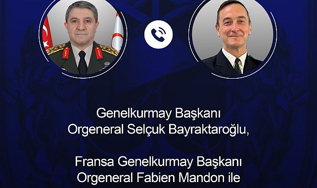 Genelkurmay Başkanı Bayraktaroğlu, Fransız mevkidaşı Mandon ile görüştü