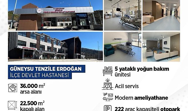 İletişim Başkanı Duran: Tenzile Erdoğan İlçe Devlet Hastanesi yarın açılıyor