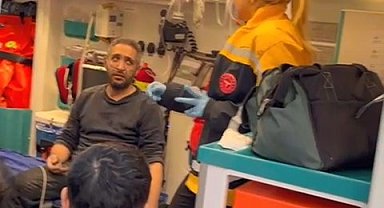 İş merkezinde yangın; 1 kişi dumandan etkilendi