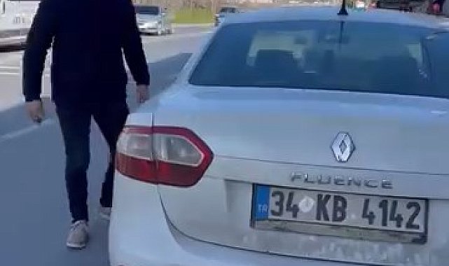 İstanbul- Avcılar'da sürücülerin trafik kavgası kamerada