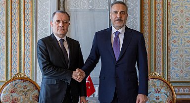 İstanbul- Bakan Fidan Azerbaycan Dışişleri Bakanı Ceyhun Bayramov ile bir araya geldi