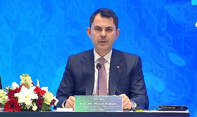 İstanbul - Bakan Kurum COP31 sürecine ilişkin düzenlenen basın toplantısında konuştu - 1