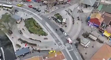 İstanbul - Beykoz'da dron destekli trafik denetimi: 58 sürücüye 190 bin lira ceza