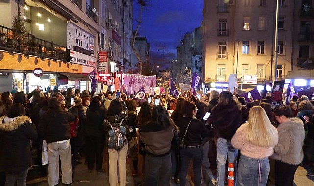 İstanbul - Beyoğlu'nda 24'üncü Feminist Gece Yürüyüşü