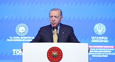 İstanbul- Cumhurbaşkanı Erdoğan: Proje kapsamındaki tüm hastane binalarımızı depreme dayanıklı olacak şekilde tasarladık