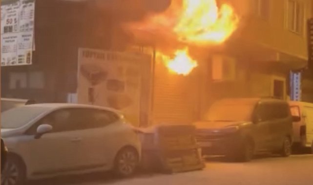 İstanbul - Kağıthane'de iş yerinde yangın çıktı patlama yaşandı: Simitçilikten geldik yine devam ederiz