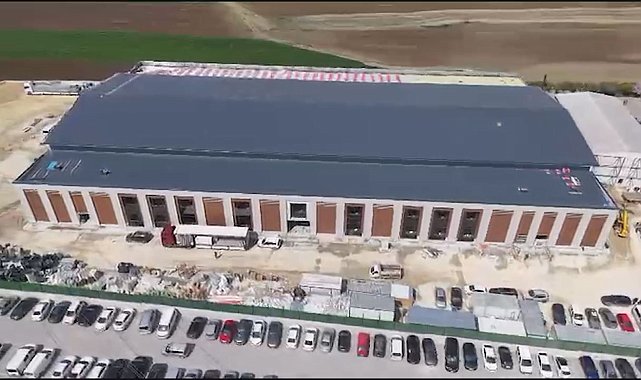 İstanbul- Silivri'de yapımı süren yeni duruşma salonu havadan görüntülendi