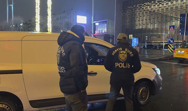 İstanbul- Taksim ve Kadıköy'de helikopter destekli 'Huzur İstanbul' denetimi