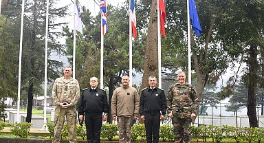 İstanbul - Uluslararası askeri heyetten Deniz Unsur Komutanlığı'na ziyaret
