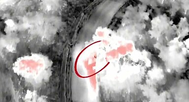 İzmir'de kayıp kişinin bulunma anı termal dron kamerasına yansıdı