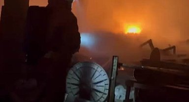 Kahramanmaraş'ta çırçır fabrikası yandı