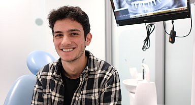 Kalça kemiğinden inci dişlere: Yusuf, 2 yıllık tedavinin ardından gülüşüne kavuştu