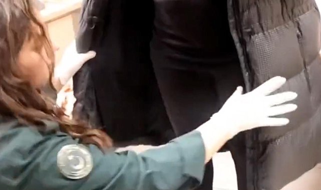 Kapıkule'de 2 yolcunun montunda 12 kilo uyuşturucu ele geçirildi
