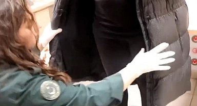 Kapıkule'de 2 yolcunun montunda 12 kilo uyuşturucu ele geçirildi