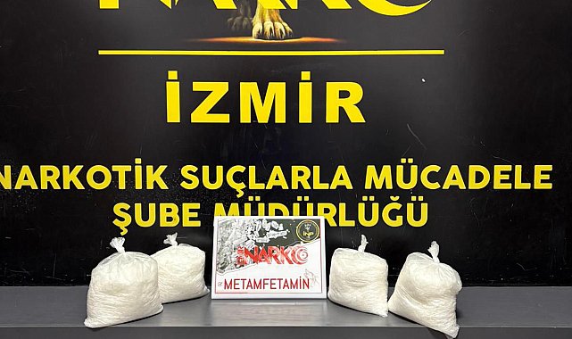 Kargo firmasına operasyon; 9 kilo metamfetamin ele geçirildi