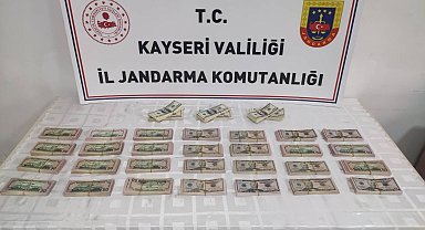 Kayseri'de sahte 192 bin 250 dolar ele geçirildi