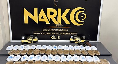 Kilis'te uyuşturucu operasyonunda 1 tutuklama