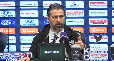 Kocaelispor - TÜMOSAN Konyaspor maçının ardından