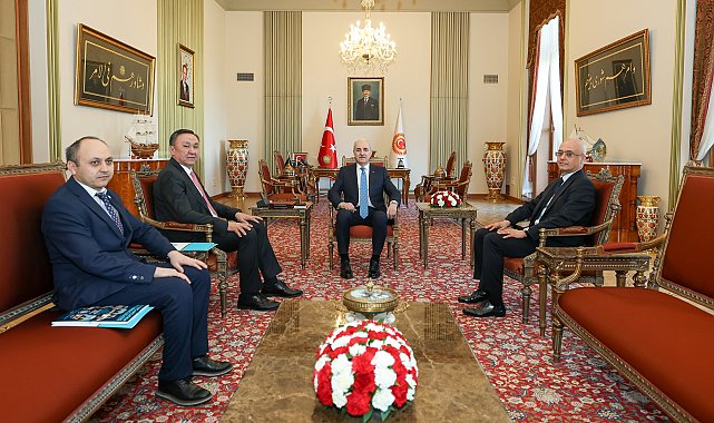 Kurtulmuş, TDT Genel Sekreteri Omuraliev'i kabul etti