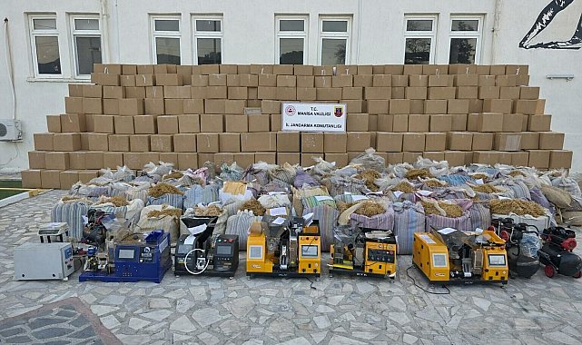 Manisa'da kaçak tütün operasyonunda 5 tutuklama