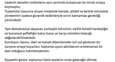 MHP'li Yıldız: Komisyonumuz, Türkiye'nin barışla ve kardeşlikle güçleneceğini göstermiştir