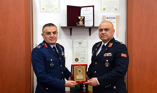 MSB Yönetim Hizmetleri Genel Müdür Yardımcısı Tuğgeneral Toper, Kuzey Makedonya'da