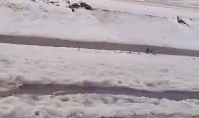 Muğla'da dolu yağışı