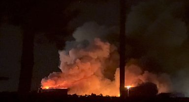 Osmaniye'de tavuk kesimhanesinde yangın