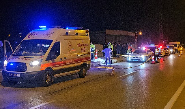 Otobüs ile çarpışan motosikletin sürücüsü öldü