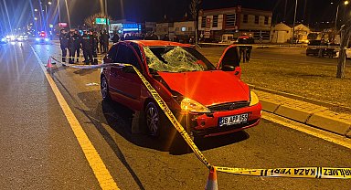 Otomobilin çarptığı yaya öldü