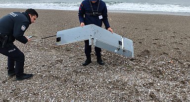Sakarya'da deniz kıyısında insansız hava aracı parçaları bulundu