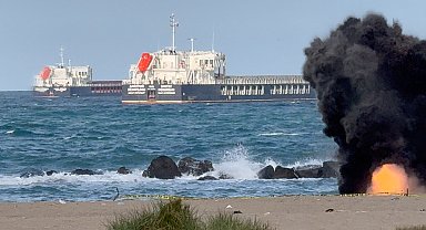 Sakarya'da sahilde parçalanmış insansız hava aracı bulundu