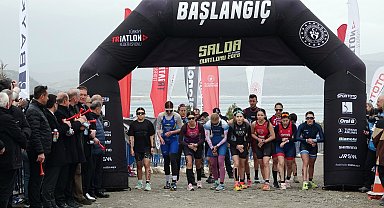 Salda Gölü'nde 'Duatlon' heyecanı