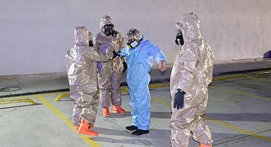 Samsun'a yeni kurulan Şehir Hastanesi'nde KBRN tatbikatı