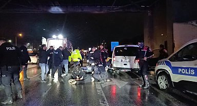 Şiddet uyguladığı kadını öldürüp, polise tabanca doğrultan şüpheli vurularak yakalandı