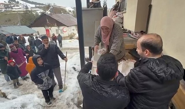 Sivas'ta 'saya' geleneği ile baharın gelişi kutlandı