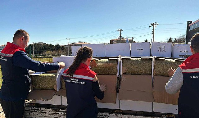 Tekirdağ'da baklavada kullanılacak 2 ton aflatoksinli fıstık ele geçirildi