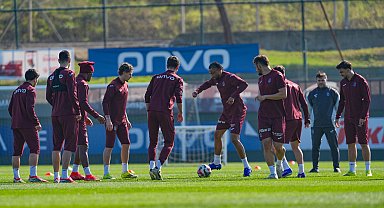 Trabzonspor, Galatasaray maçı hazırlıklarını sürdürdü
