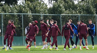 Trabzonspor'da Galatasaray maçı hazırlıkları sürüyor